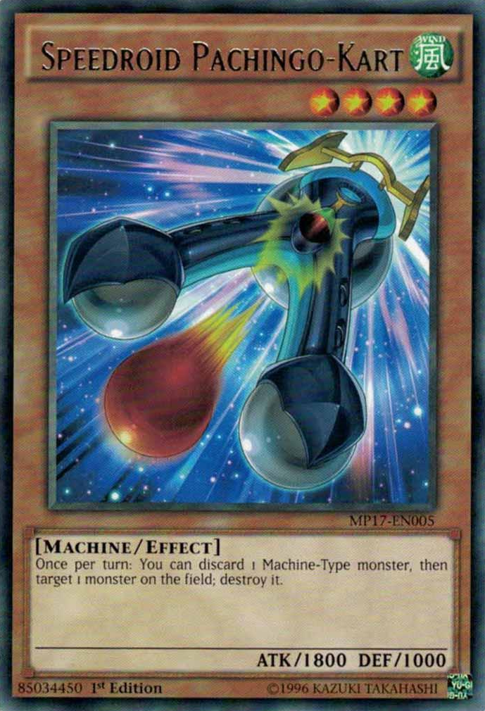 Speedroid Pachingo-Kart [MP17-EN005] Rare | L.A. Mood Comics and Games