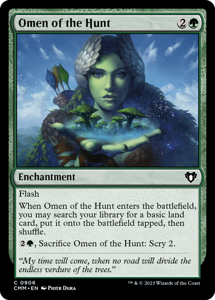 Omen of the Hunt [Commander Masters] | L.A. Mood Comics and Games