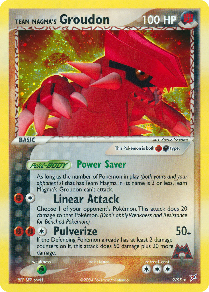 Team Magma's Groudon (9/95) (Theme Deck Exclusive) [EX: Team Magma vs Team Aqua] | L.A. Mood Comics and Games