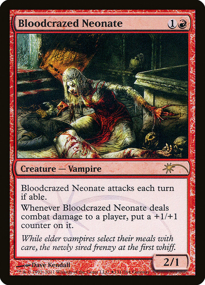 Bloodcrazed Neonate [Wizards Play Network 2011] | L.A. Mood Comics and Games