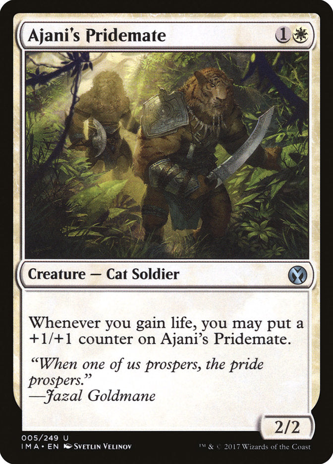 Ajani's Pridemate [Iconic Masters] | L.A. Mood Comics and Games