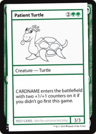 Patient Turtle (2021 Edition) [Mystery Booster Playtest Cards] | L.A. Mood Comics and Games