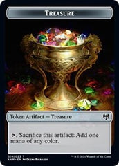 Treasure // Troll Warrior Double-Sided Token [Kaldheim Tokens] | L.A. Mood Comics and Games