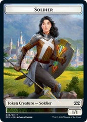 Soldier // Squirrel Double-Sided Token [Double Masters Tokens] | L.A. Mood Comics and Games
