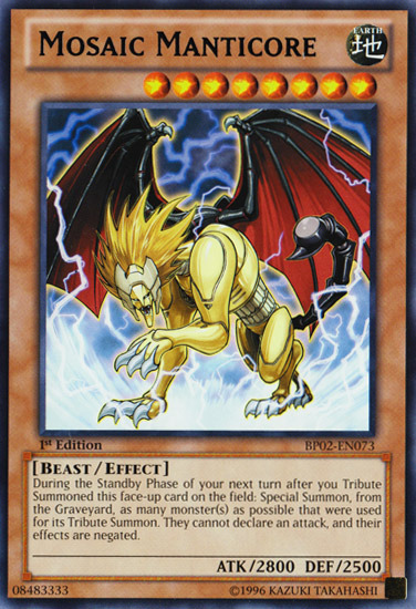 Mosaic Manticore [BP02-EN073] Mosaic Rare | L.A. Mood Comics and Games