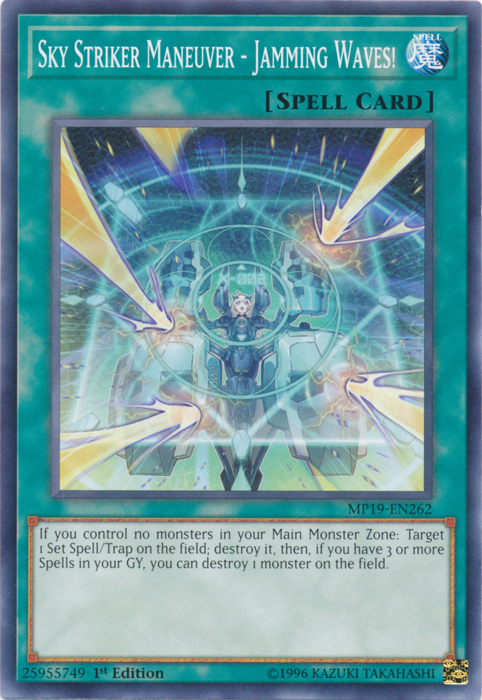 Sky Striker Maneuver - Jamming Waves! [MP19-EN262] Common | L.A. Mood Comics and Games