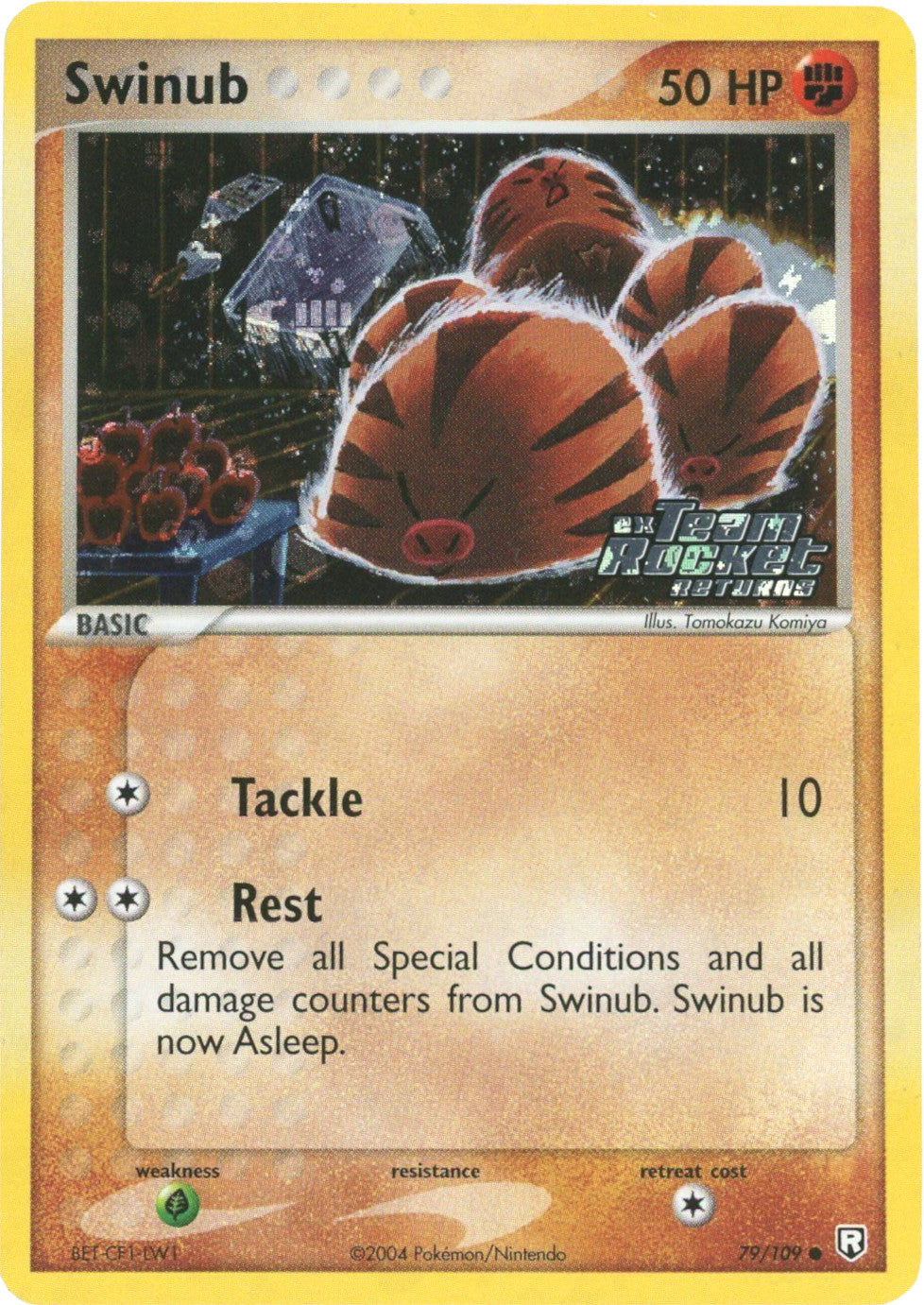 Swinub (79/109) (Stamped) [EX: Team Rocket Returns] | L.A. Mood Comics and Games