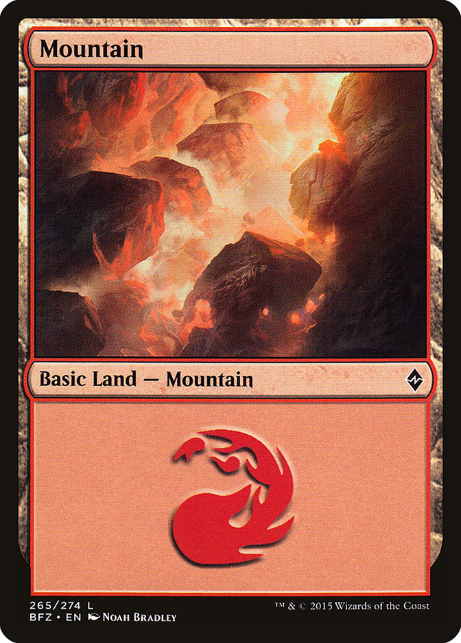 Mountain (265) [Battle for Zendikar] | L.A. Mood Comics and Games