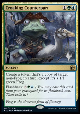 Croaking Counterpart (Promo Pack) [Innistrad: Midnight Hunt Promos] | L.A. Mood Comics and Games