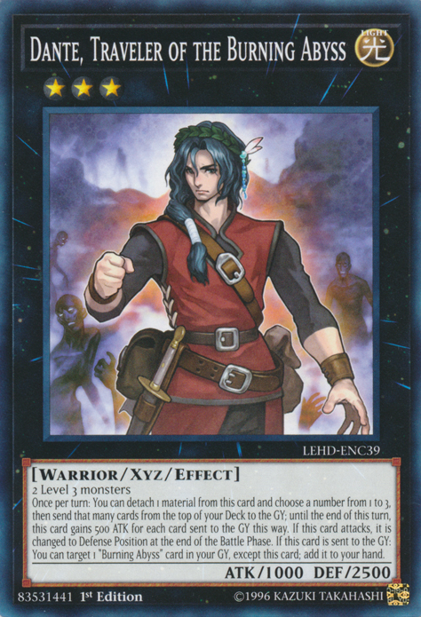 Dante, Traveler of the Burning Abyss [LEHD-ENC39] Common | L.A. Mood Comics and Games