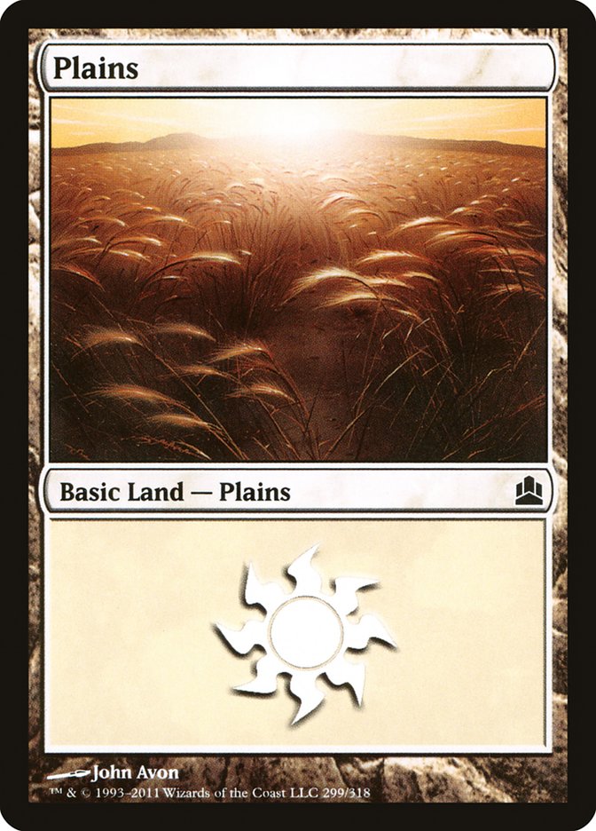 Plains (299) [Commander 2011] | L.A. Mood Comics and Games