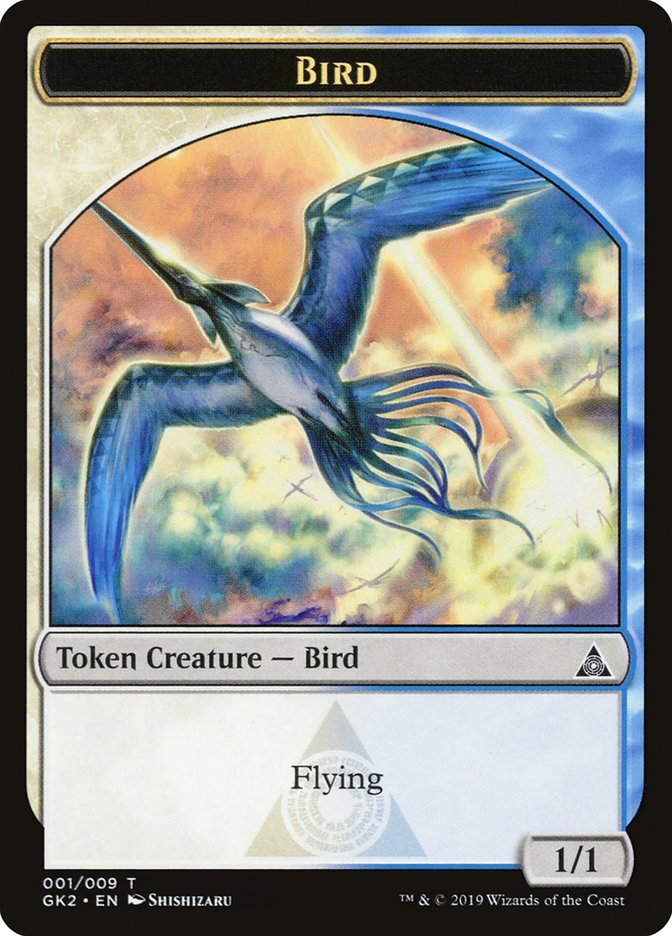 Bird // Thopter Double-Sided Token [Ravnica Allegiance Guild Kit Tokens] | L.A. Mood Comics and Games