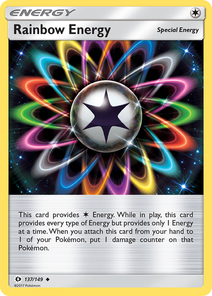 Rainbow Energy (137/149) [Sun & Moon: Base Set] | L.A. Mood Comics and Games