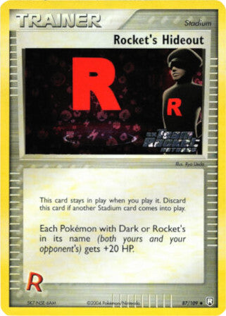 Rocket's Hideout (87/109) (Stamped) [EX: Team Rocket Returns] | L.A. Mood Comics and Games