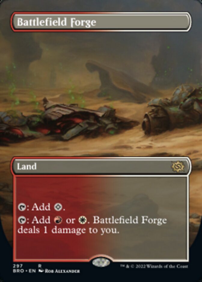 Battlefield Forge (Borderless Alternate Art) [The Brothers' War] | L.A. Mood Comics and Games