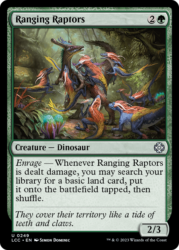 Ranging Raptors [The Lost Caverns of Ixalan Commander] | L.A. Mood Comics and Games