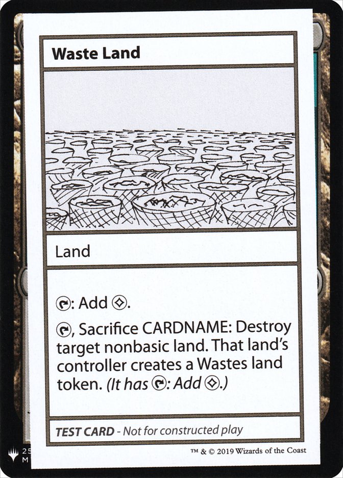 Waste Land [Mystery Booster Playtest Cards] | L.A. Mood Comics and Games