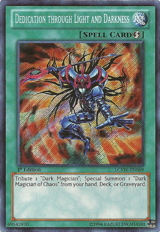 Dedication through Light and Darkness [LCYW-EN069] Secret Rare | L.A. Mood Comics and Games