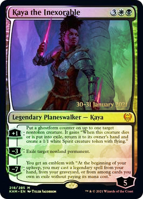 Kaya the Inexorable [Kaldheim Prerelease Promos] | L.A. Mood Comics and Games