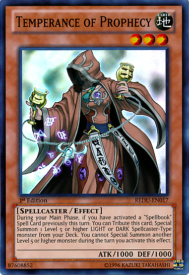 Temperance of Prophecy [REDU-EN017] Super Rare | L.A. Mood Comics and Games