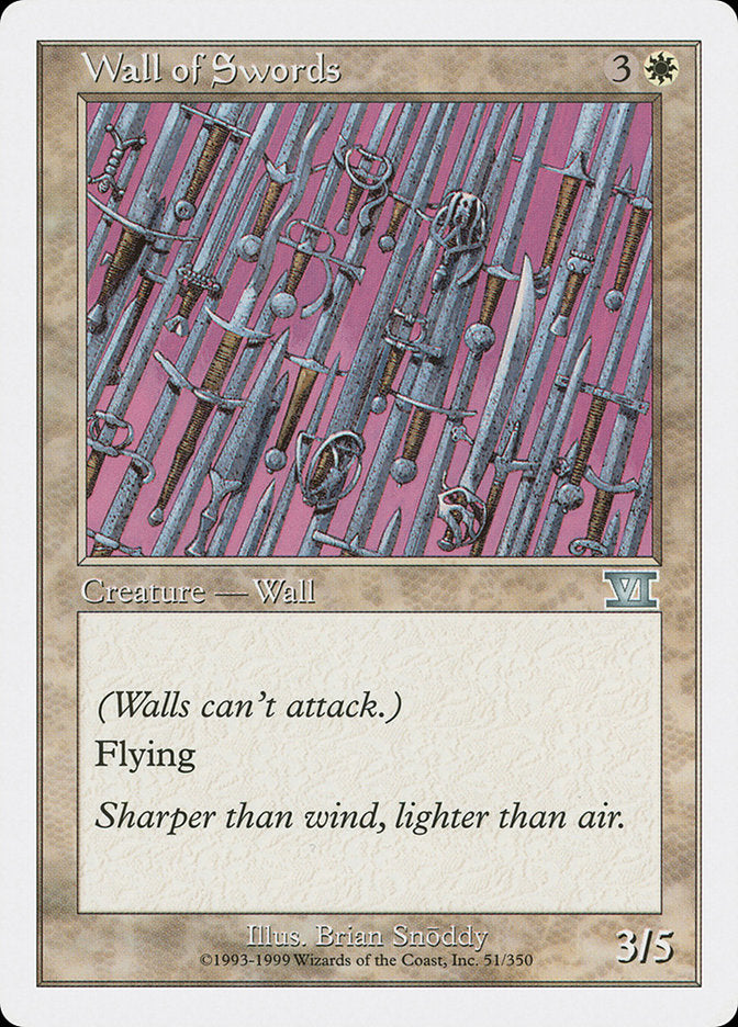 Wall of Swords [Classic Sixth Edition] | L.A. Mood Comics and Games