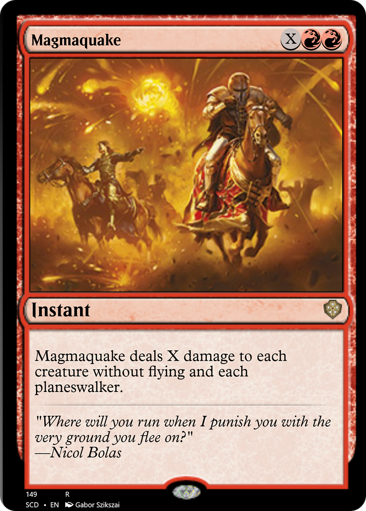 Magmaquake [Starter Commander Decks] | L.A. Mood Comics and Games