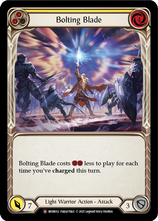 Bolting Blade [U-MON032-RF] (Monarch Unlimited)  Unlimited Rainbow Foil | L.A. Mood Comics and Games