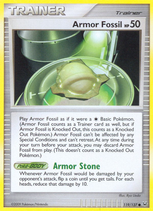 Armor Fossil (119/127) [Platinum: Base Set] | L.A. Mood Comics and Games