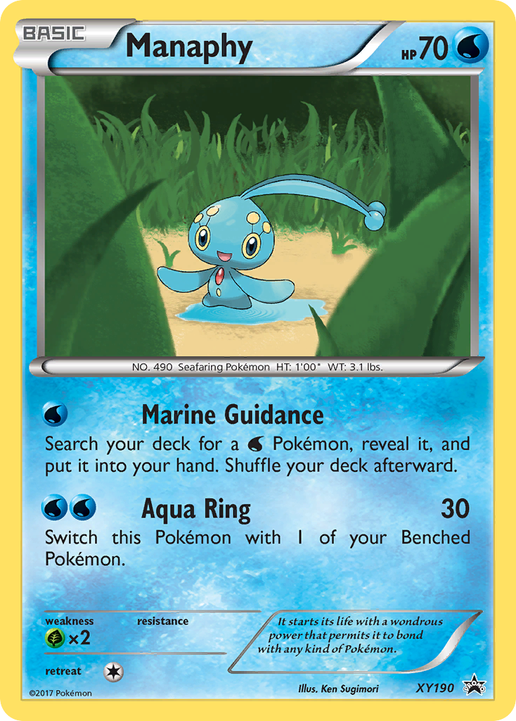 Manaphy (XY190) [XY: Black Star Promos] | L.A. Mood Comics and Games
