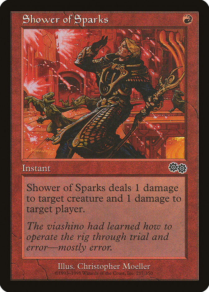 Shower of Sparks [Urza's Saga] | L.A. Mood Comics and Games