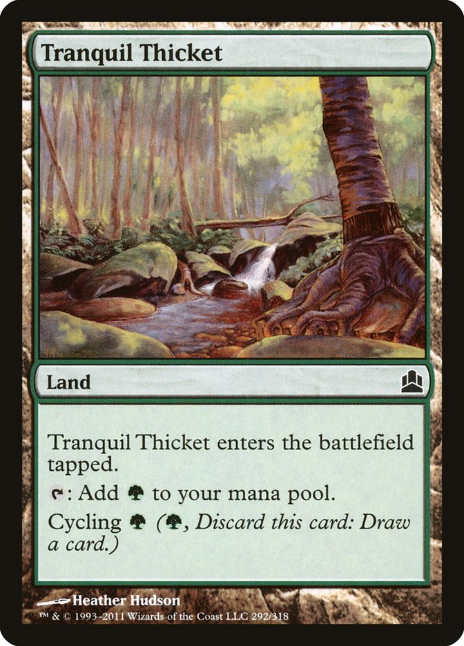Tranquil Thicket [Commander 2011] | L.A. Mood Comics and Games