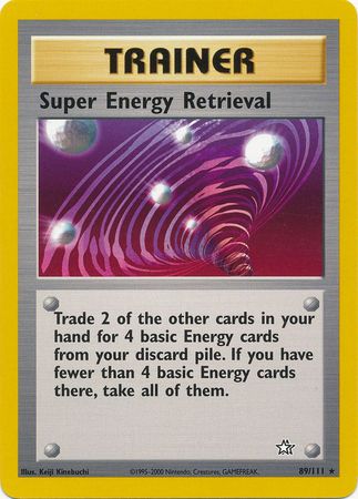 Super Energy Retrieval (89/111) [Neo Genesis Unlimited] | L.A. Mood Comics and Games