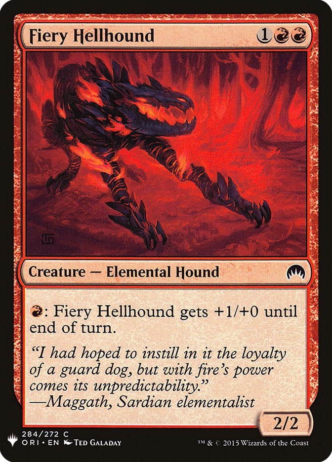 Fiery Hellhound [Mystery Booster] | L.A. Mood Comics and Games