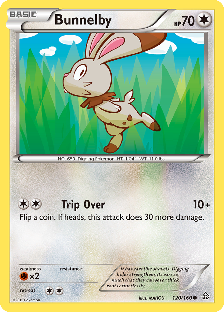 Bunnelby (120/160) [XY: Primal Clash] | L.A. Mood Comics and Games