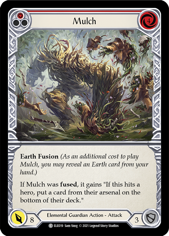 Mulch (Red) [ELE019] (Tales of Aria)  1st Edition Rainbow Foil | L.A. Mood Comics and Games