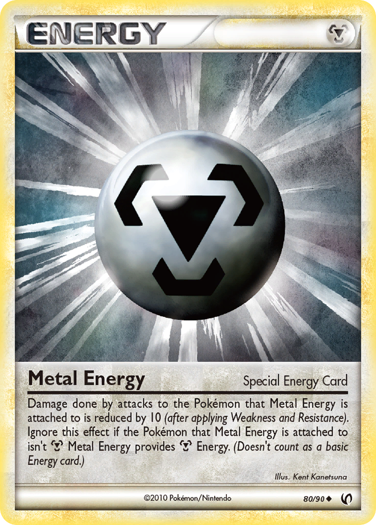Metal Energy (80/90) [HeartGold & SoulSilver: Undaunted] | L.A. Mood Comics and Games