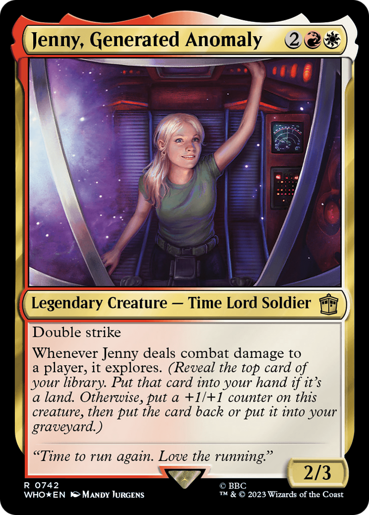 Jenny, Generated Anomaly (Surge Foil) [Doctor Who] | L.A. Mood Comics and Games