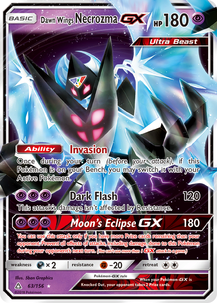 Dawn Wings Necrozma GX (63/156) [Sun & Moon: Ultra Prism] | L.A. Mood Comics and Games