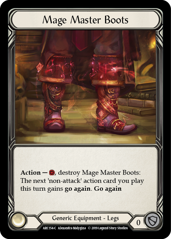 Mage Master Boots [ARC154-C] (Arcane Rising)  1st Edition Normal | L.A. Mood Comics and Games