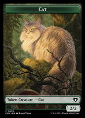 Elemental (0026) // Cat (0030) Double-Sided Token [Commander Masters Tokens] | L.A. Mood Comics and Games