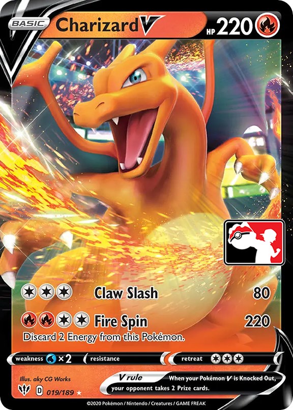 Charizard V (019/189) [Prize Pack Series One] | L.A. Mood Comics and Games
