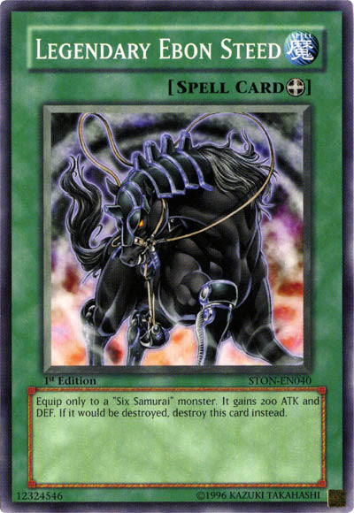 Legendary Ebon Steed [STON-EN040] Common | L.A. Mood Comics and Games
