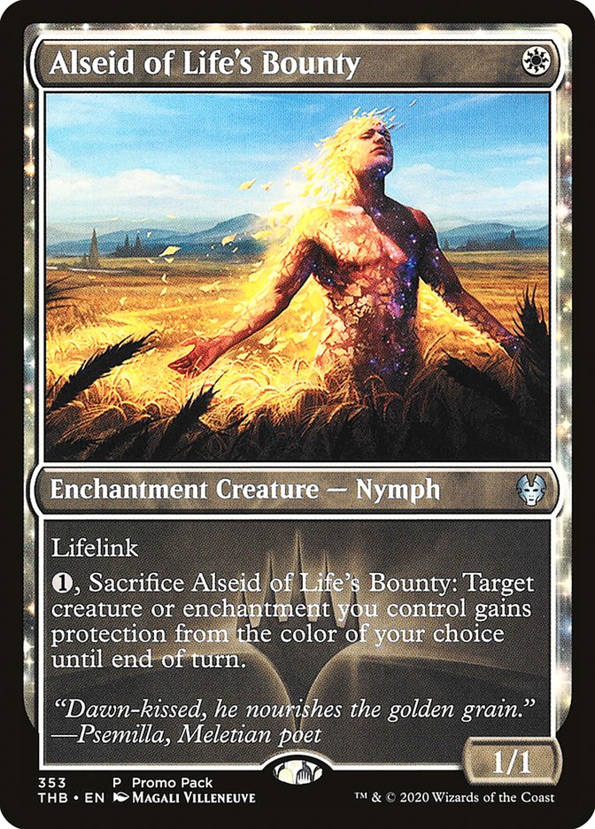 Alseid of Life's Bounty (Promo Pack) [Theros Beyond Death Promos] | L.A. Mood Comics and Games