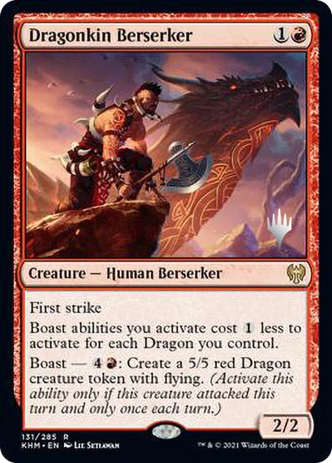 Dragonkin Berserker (Promo Pack) [Kaldheim Promos] | L.A. Mood Comics and Games