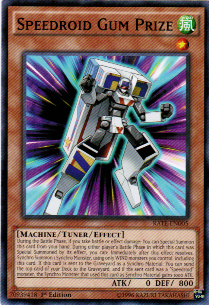 Speedroid Gum Prize [RATE-EN005] Common | L.A. Mood Comics and Games