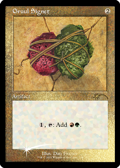 Gruul Signet (Retro) (Foil Etched) [Secret Lair Drop Series] | L.A. Mood Comics and Games