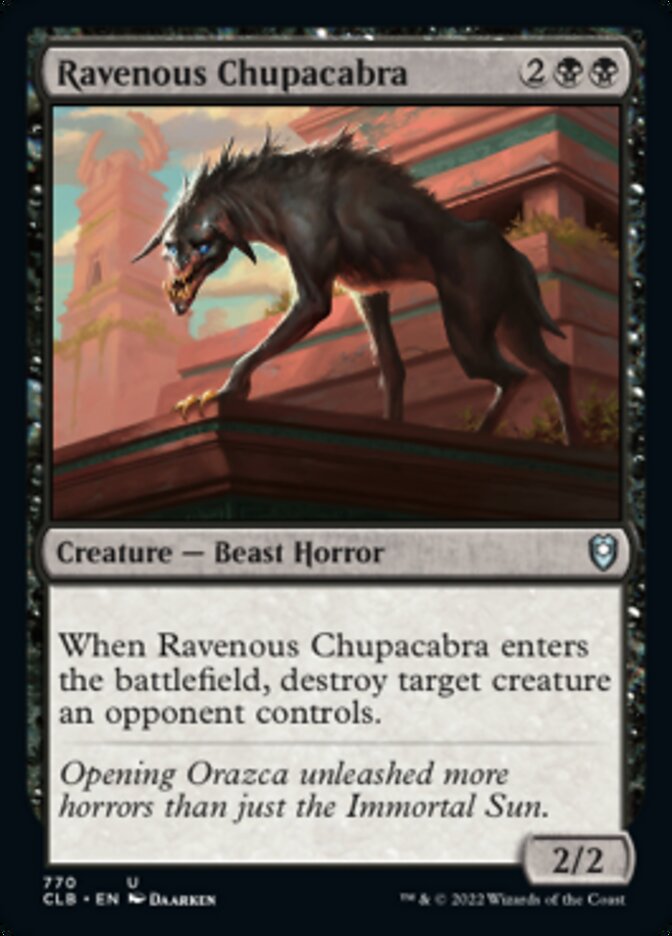 Ravenous Chupacabra [Commander Legends: Battle for Baldur's Gate] | L.A. Mood Comics and Games