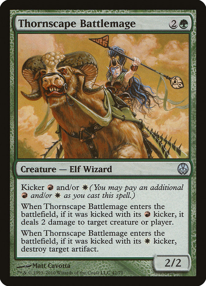 Thornscape Battlemage [Duel Decks: Phyrexia vs. the Coalition] | L.A. Mood Comics and Games