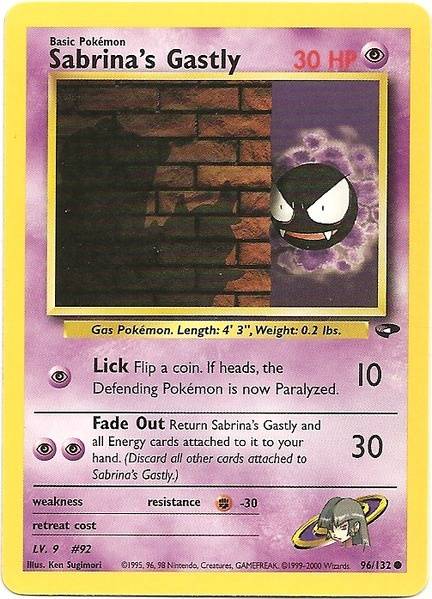 Sabrina's Gastly (96/132) [Gym Challenge Unlimited] | L.A. Mood Comics and Games