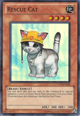 Rescue Cat [TU03-EN002] Super Rare | L.A. Mood Comics and Games